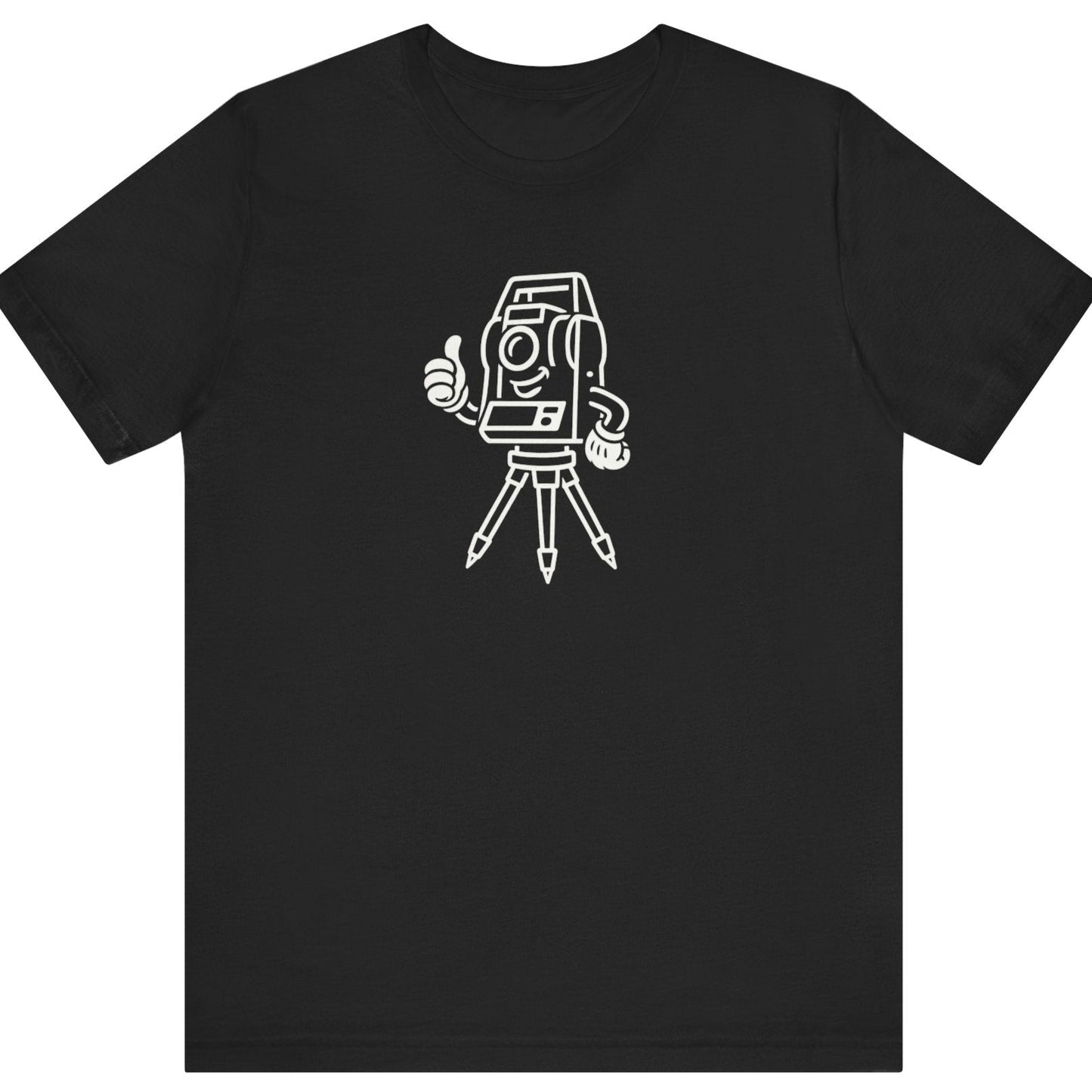 Total Station Thumbs-Up Surveyor T-Shirt