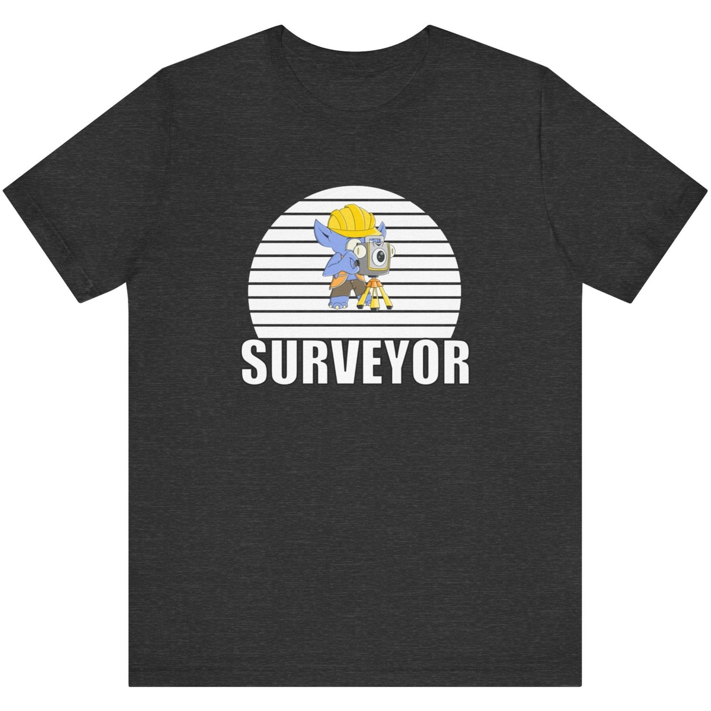 Survey Monster Total Station Surveyor T-Shirt | Land Surveyor Gifts