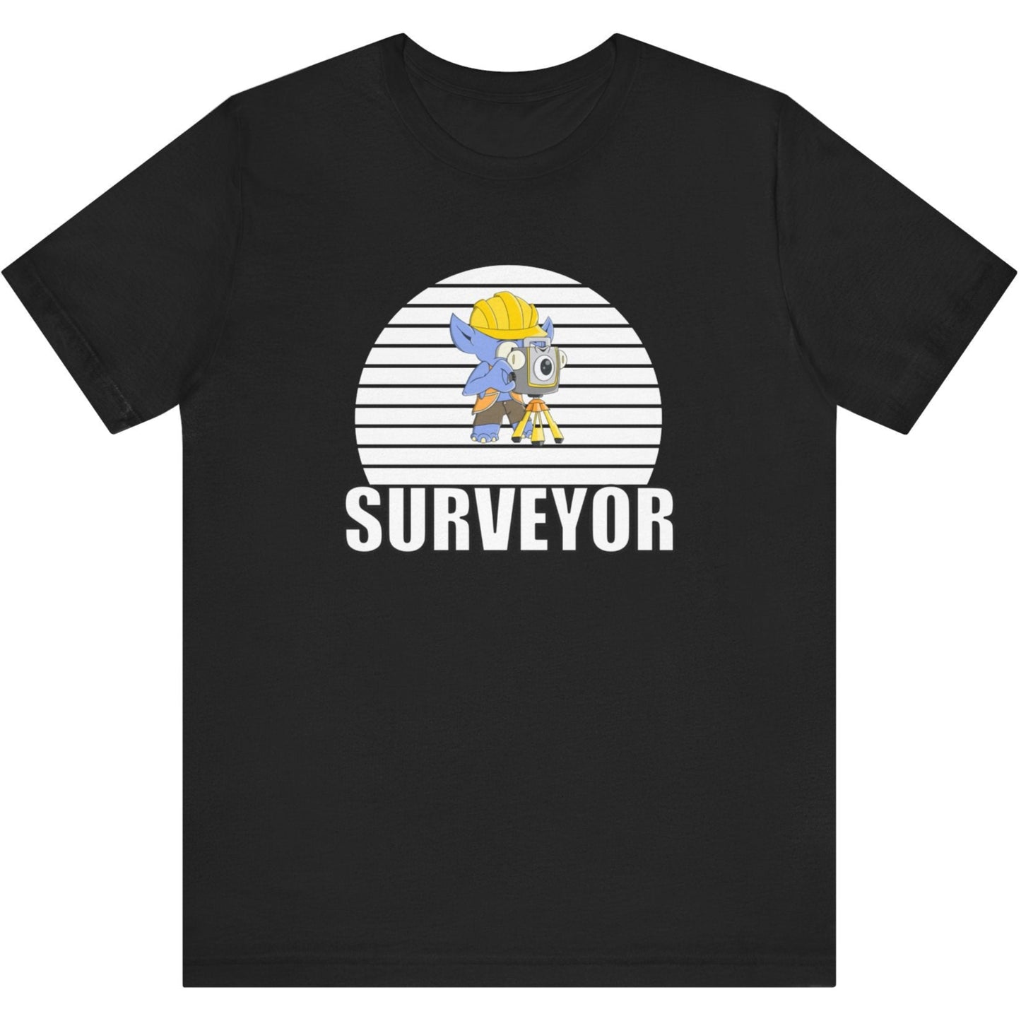 Survey Monster Total Station Surveyor T-Shirt | Land Surveyor Gifts