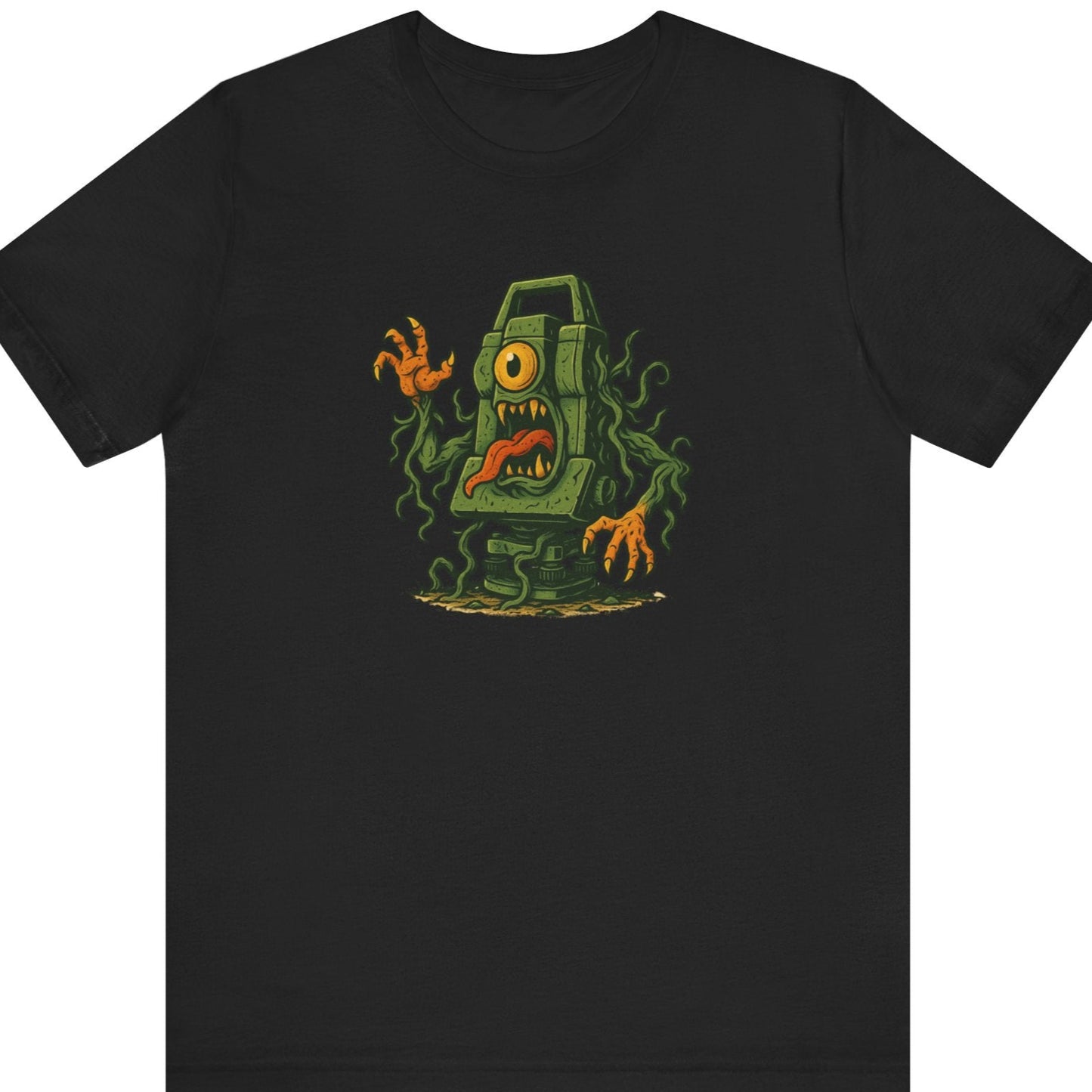 Total Station Vine Monster – Land Surveyor Shirt