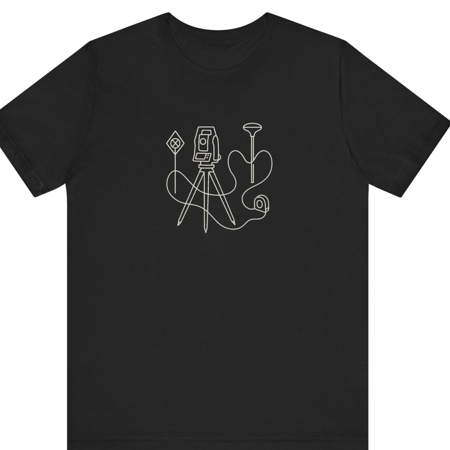 Land Surveyor Toolkit Line Art Tee