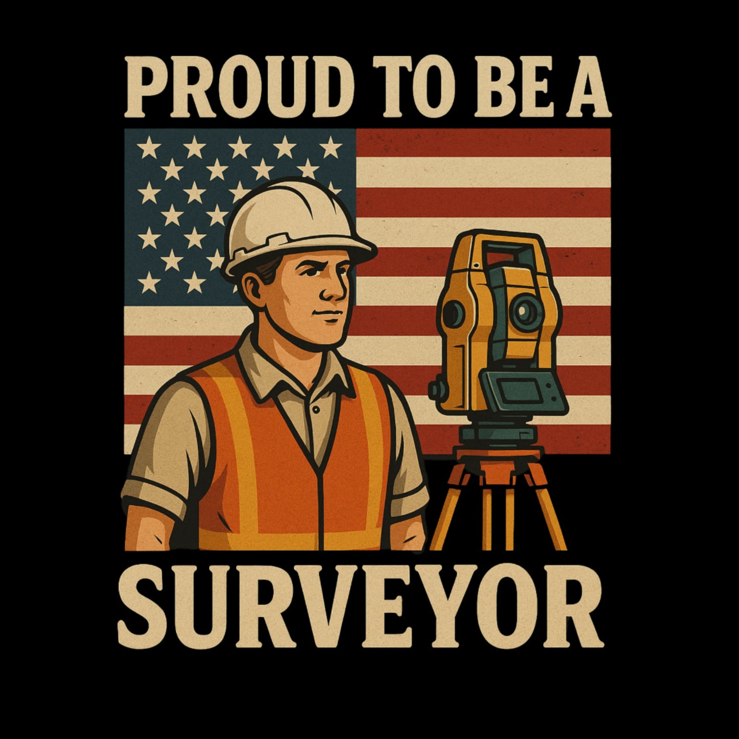 Proud to Be a Surveyor T-Shirt | Land Surveyor Gifts