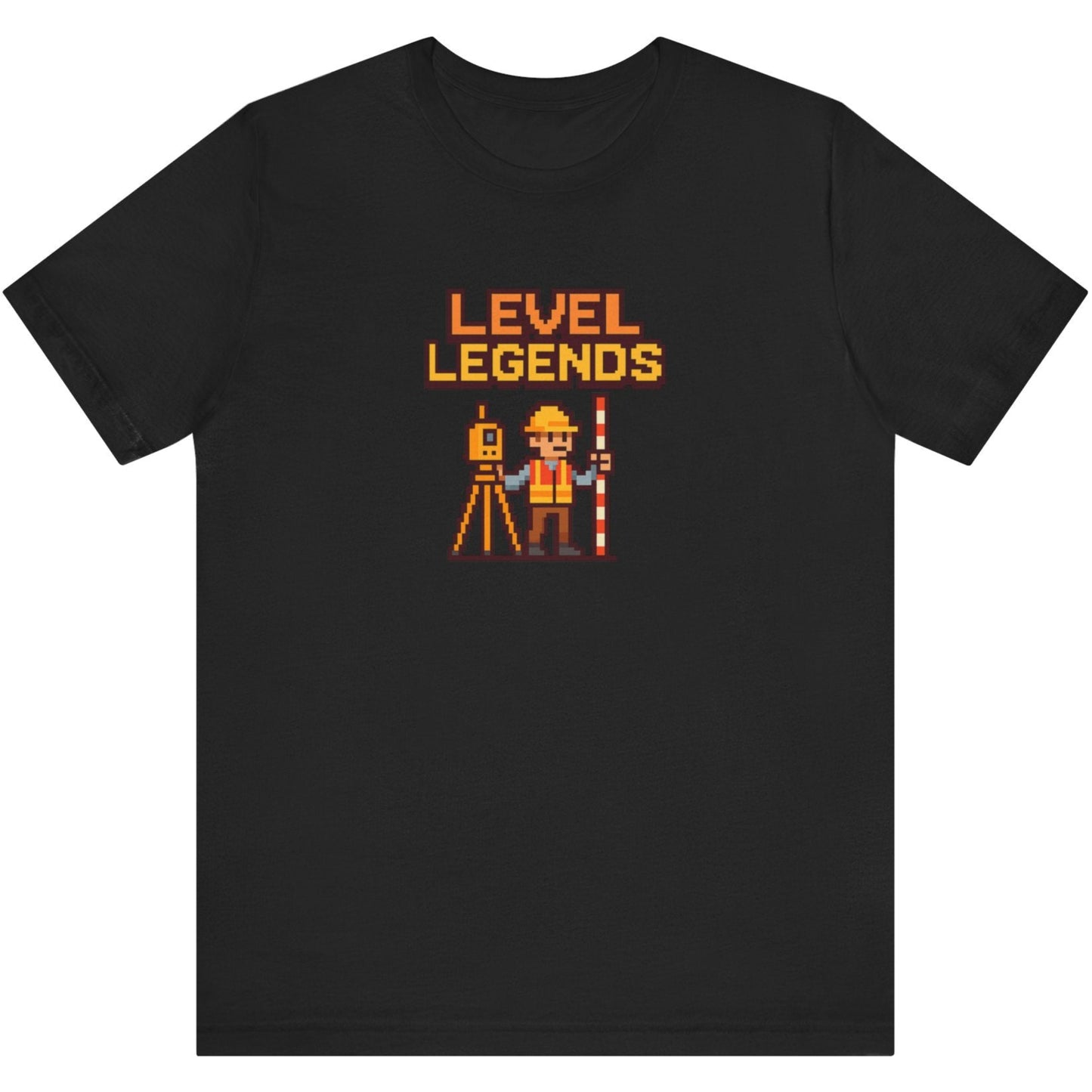 Level Legends – Pixel Art Land Surveyor Shirt
