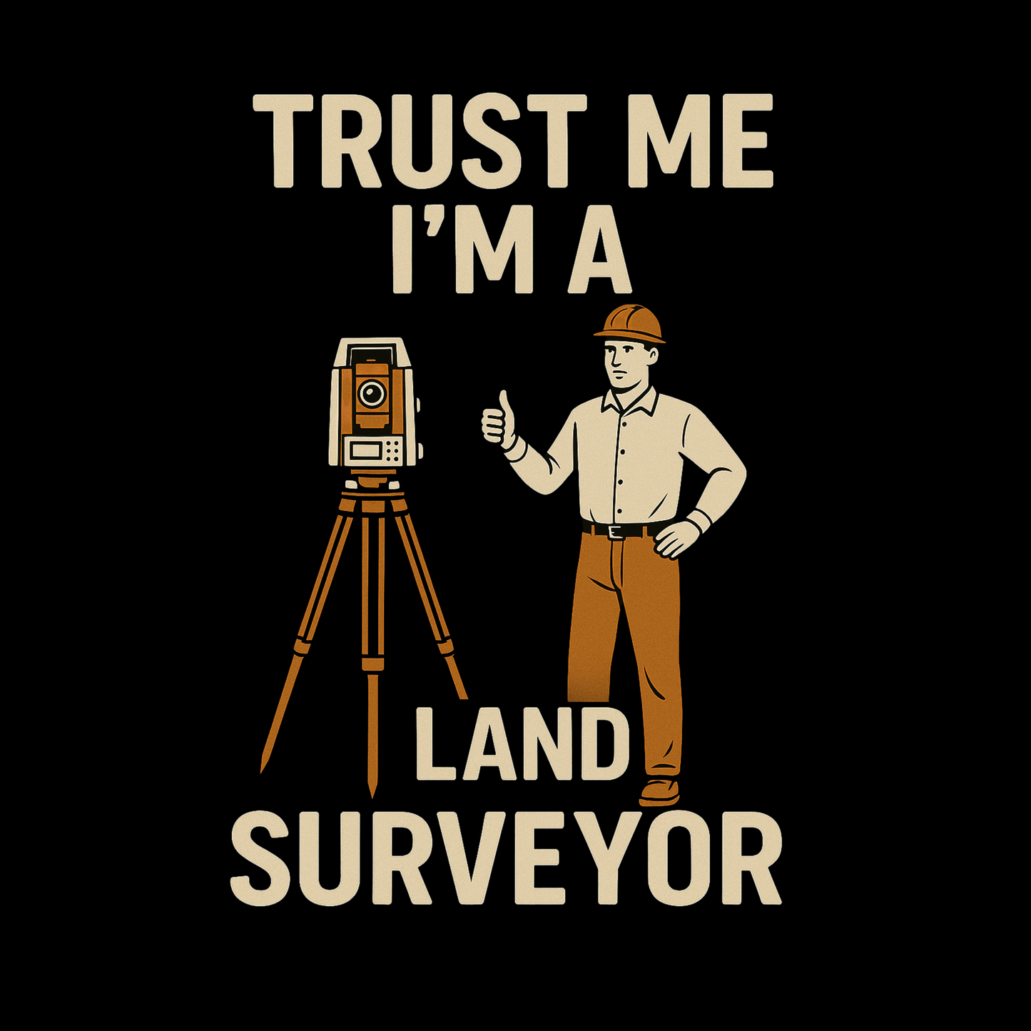 Trust Me I’m a Land Surveyor T-Shirt | Land Surveyor Gifts