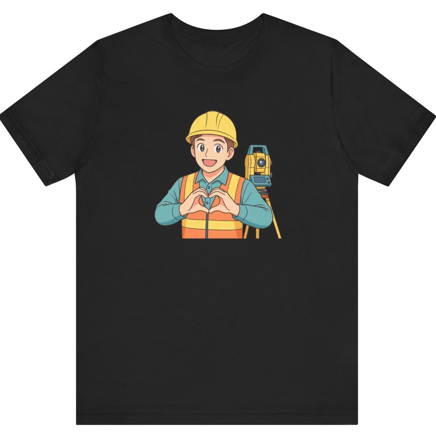 Heart Hands Land Surveyor T-Shirt | Land Surveyor Gifts