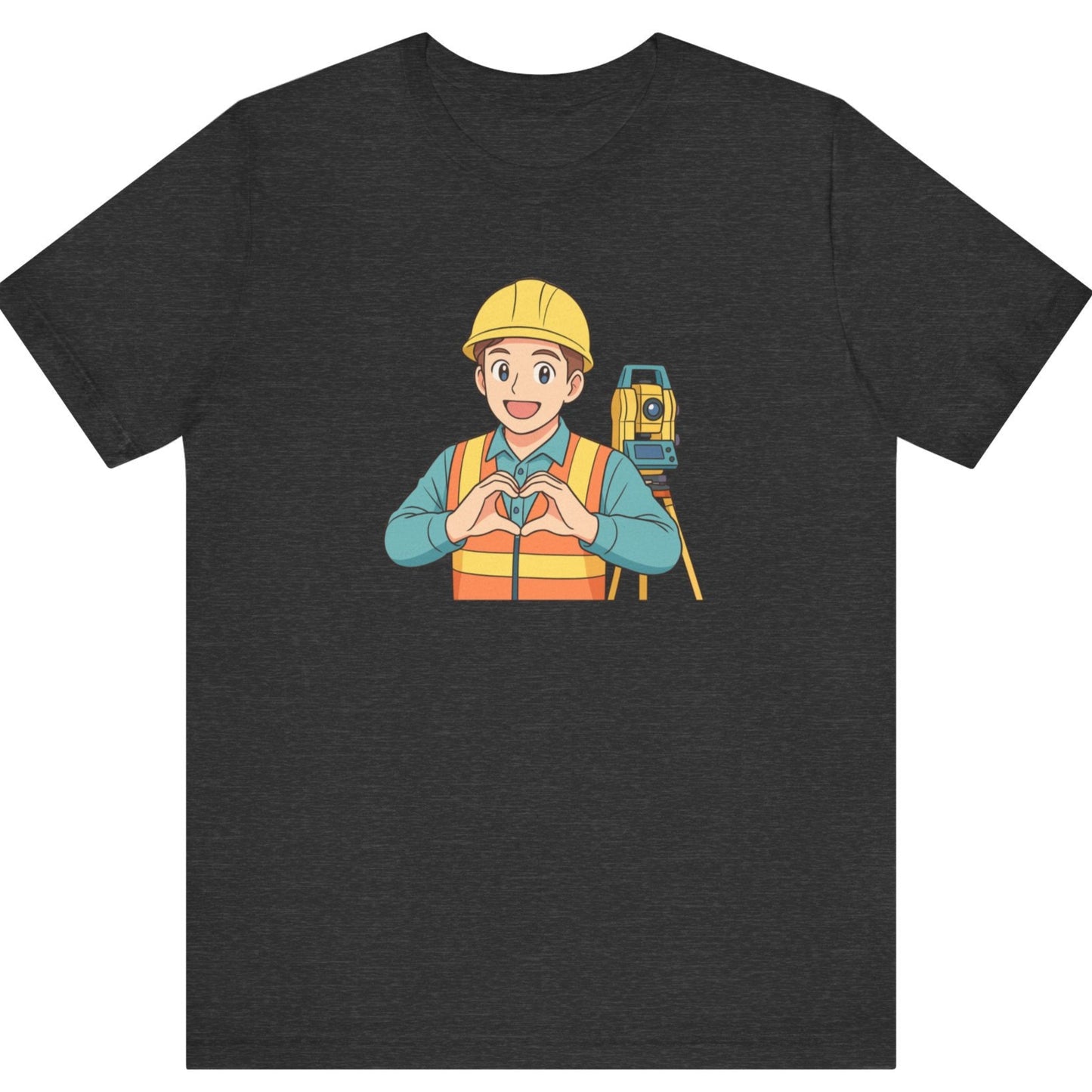 Heart Hands Land Surveyor T-Shirt | Land Surveyor Gifts