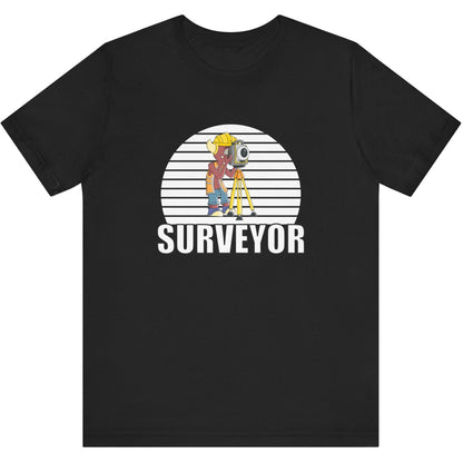 Land Survey Monster Surveyor T-Shirt | Land Surveyor Gifts