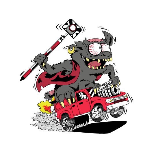 Surveying Monster Surveyor T-Shirt | Land Surveyor Gifts