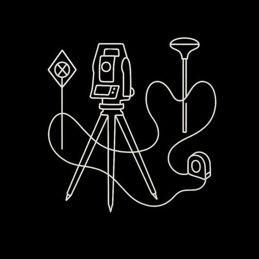 Land Surveyor Toolkit Line Art Tee
