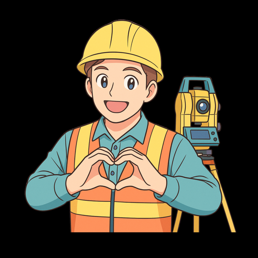 Heart Hands Land Surveyor T-Shirt | Land Surveyor Gifts