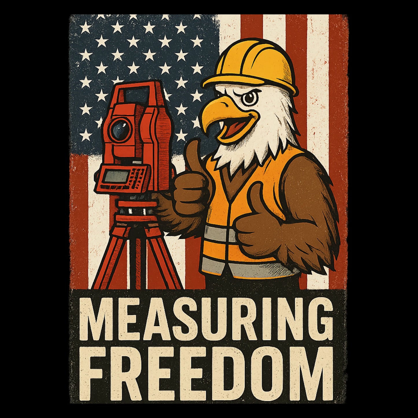 Land Surveyor Shirt: Measuring Freedom Tee