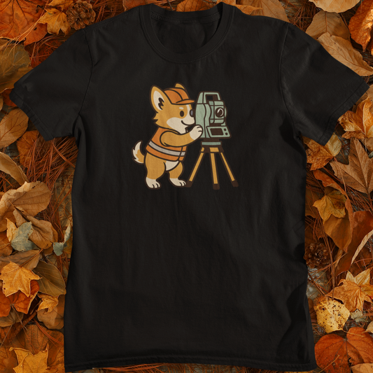 Survey Dog – Corgi Land Surveyor T-Shirt & Apparel
