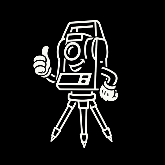 Total Station Thumbs-Up Surveyor T-Shirt