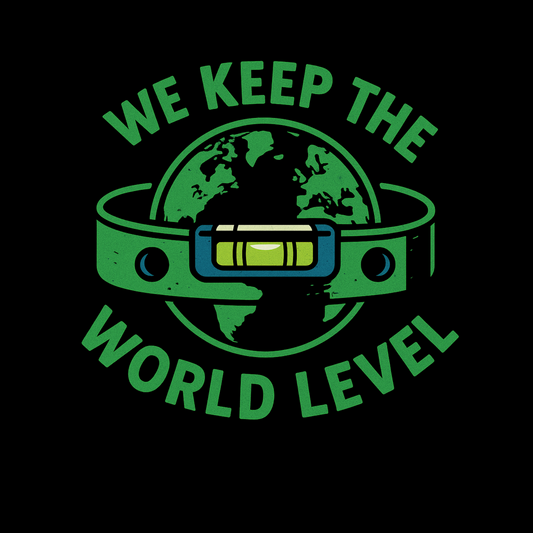 We Keep the World Level – Surveyor Pride Land Surveyor Shirt