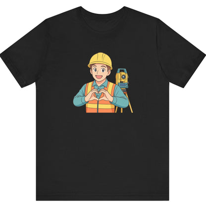 Heart Hands Land Surveyor T-Shirt | Land Surveyor Gifts